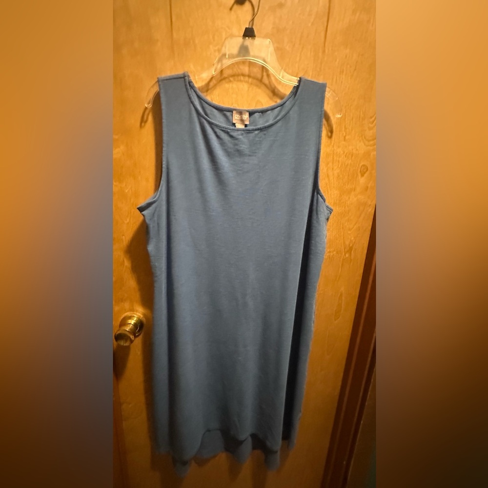 Chico's soft Blue Sleeveless dress Size 3 = US16/XL